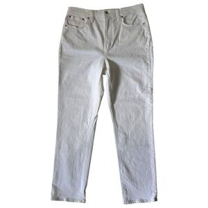 Madewell NWOT The Perfect Vintage Jean Cream White Denim, Size 29